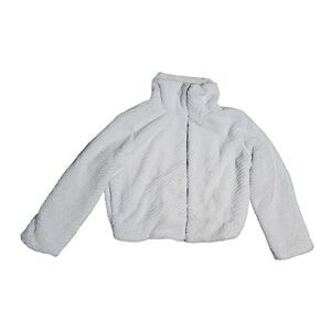 Women's OPHELIA ROE Faux Fur Zip Jacket Medium